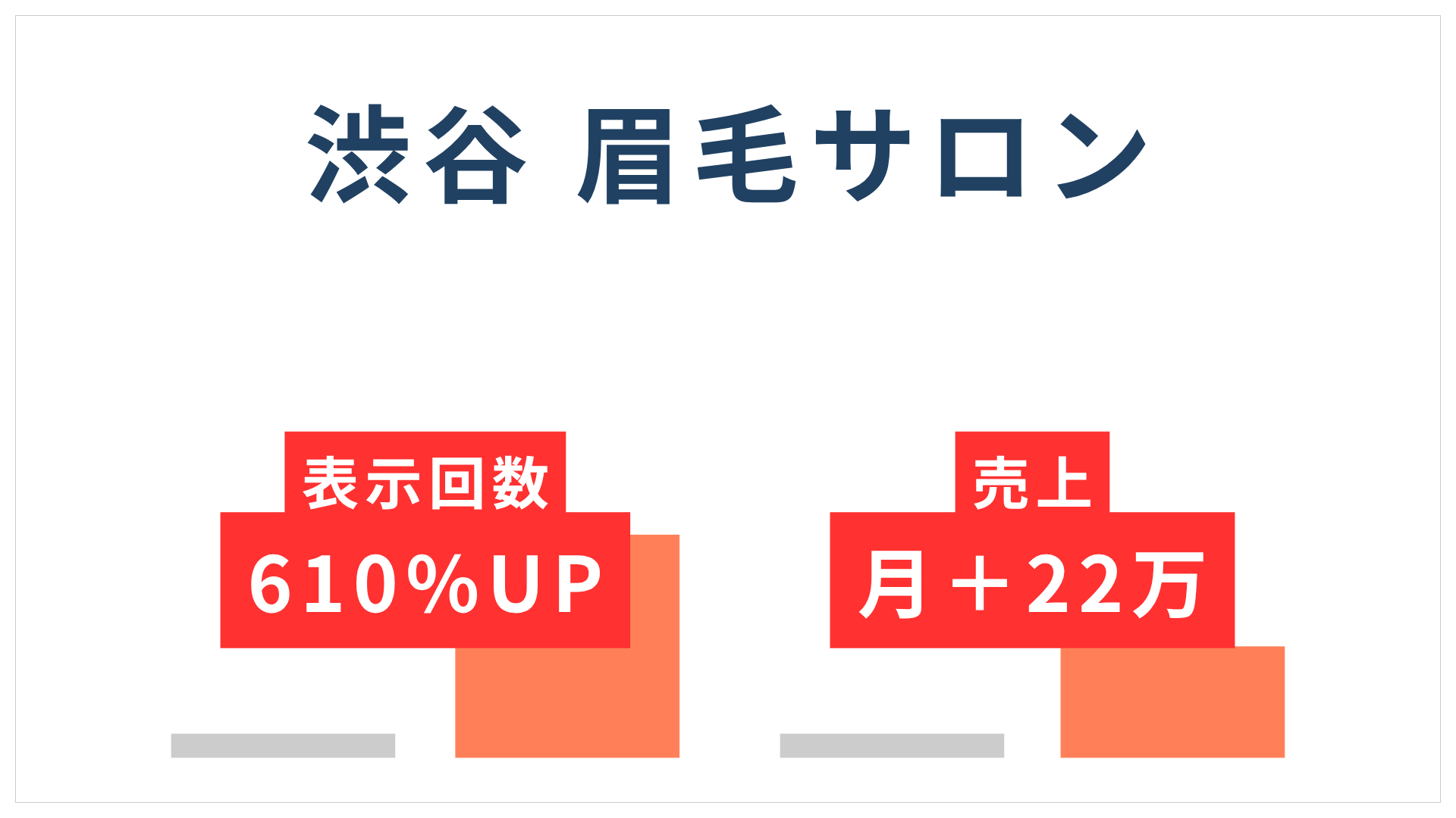 実績：渋谷 眉毛サロン